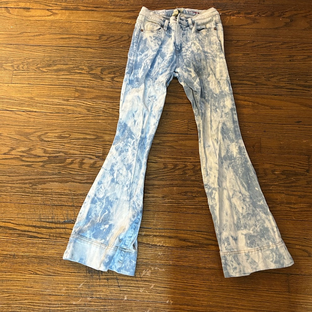Blue Tie-Dye Women's Jeans